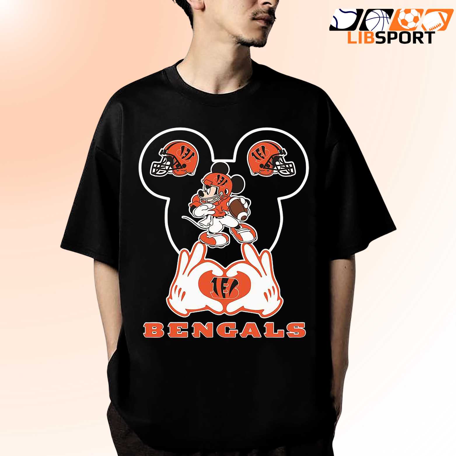 Cincinnati Bengals Mickey Mouse T Shirt, Unisex Shirt